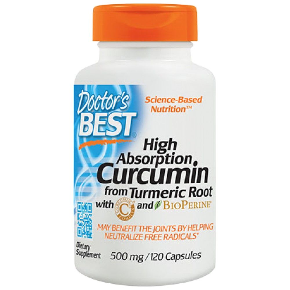 Curcumină cu absorbție ridicată 500 mg - 120 capsule