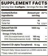 Omega-3 BP Optimum | Cu Vitamina E - 60 capsule de gel