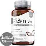 Magneziu 220 mg (două componente) - 180 capsule