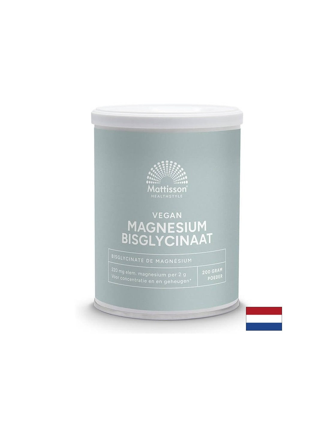 Sistem muscular, cardiac și nervos - magneziu (bisglicinat) vegan, 220 mg x 250 g pulbere