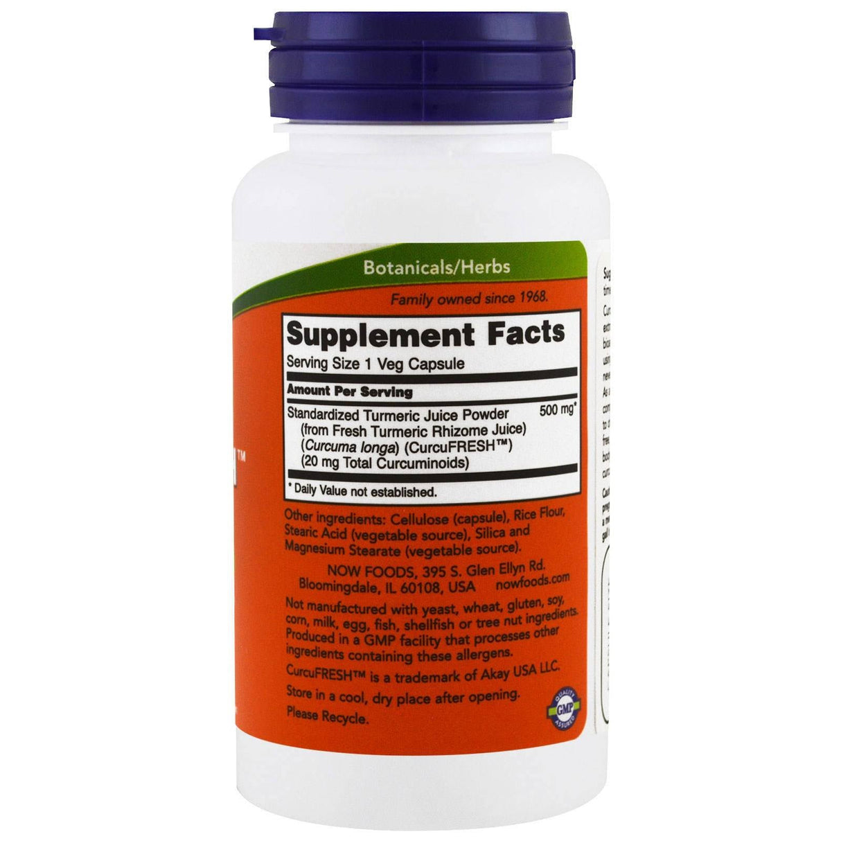 Curcumină / CurcuFRESH - 60 capsule
