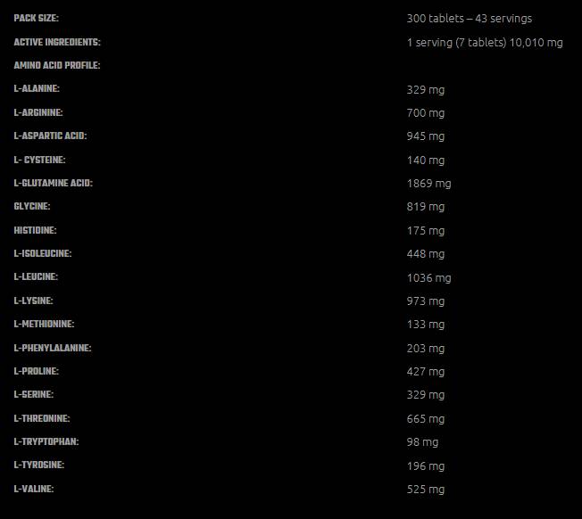 Amino 10.000 - 300 de tablete