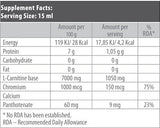 L-Carnitina lichidă + Crom 500 ml.