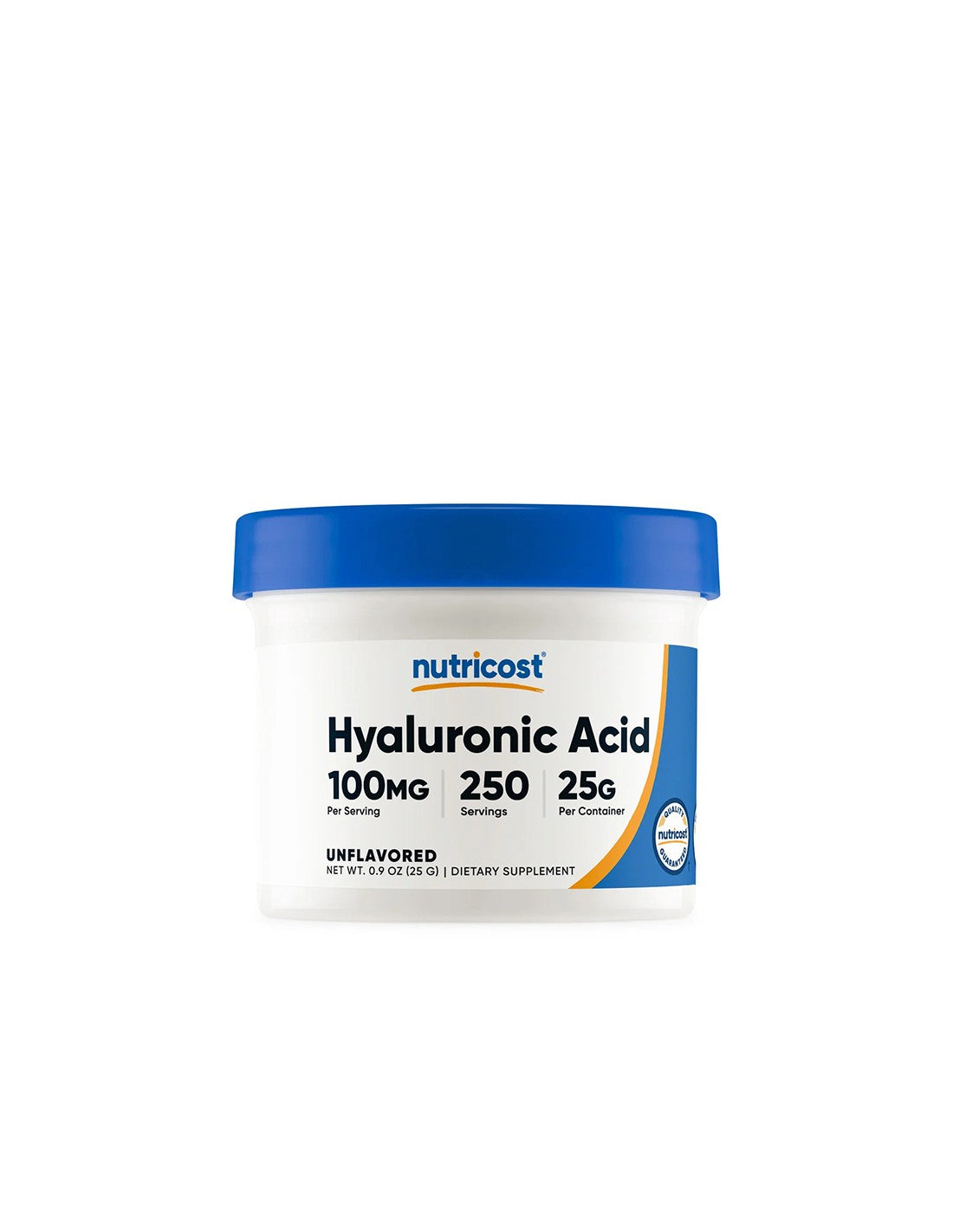 Păr și piele - Acid hialuronic, 25 g pudră Nutricost