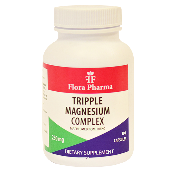 COMPLEX DE MAGNEZIU 250 mg /100 capsule, 100 doze/ FLORA FARMA