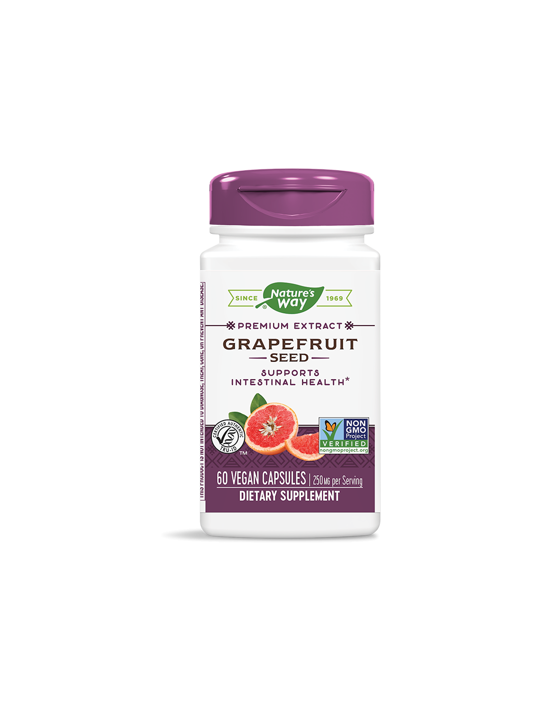 Grapefruit - Extract premium - Sprijin imunitar și confort stomacal, 250 mg, 60 capsule
