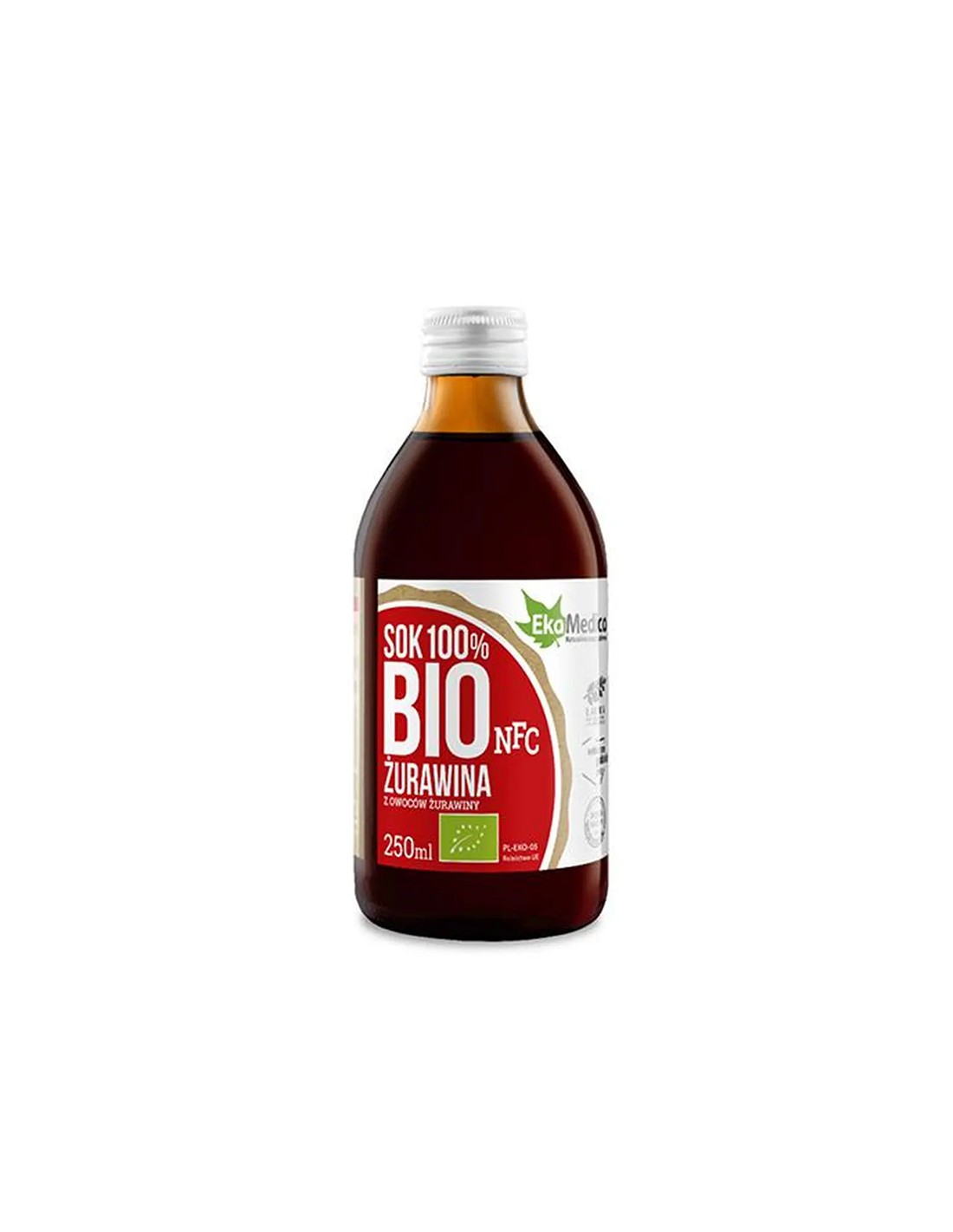 Suc de afine bio cu acerola si vitamina C naturala - Infectii urinare, 250 ml, 5 doze