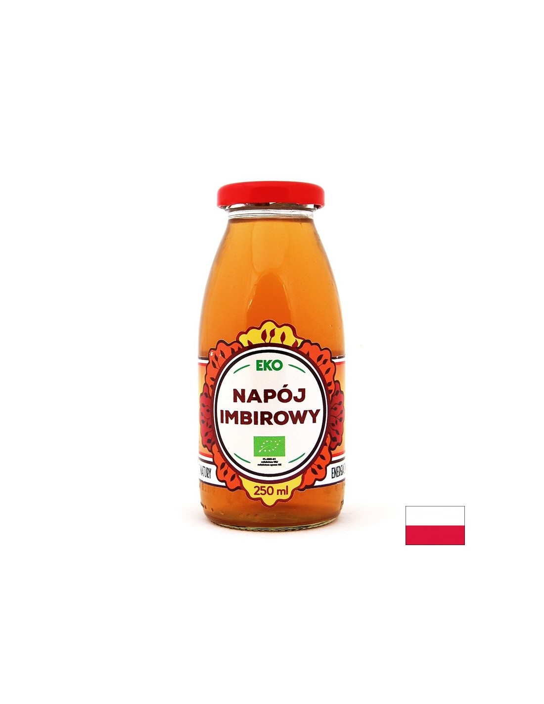Băutură organică cu ghimbir, 250 ml Dary Natury