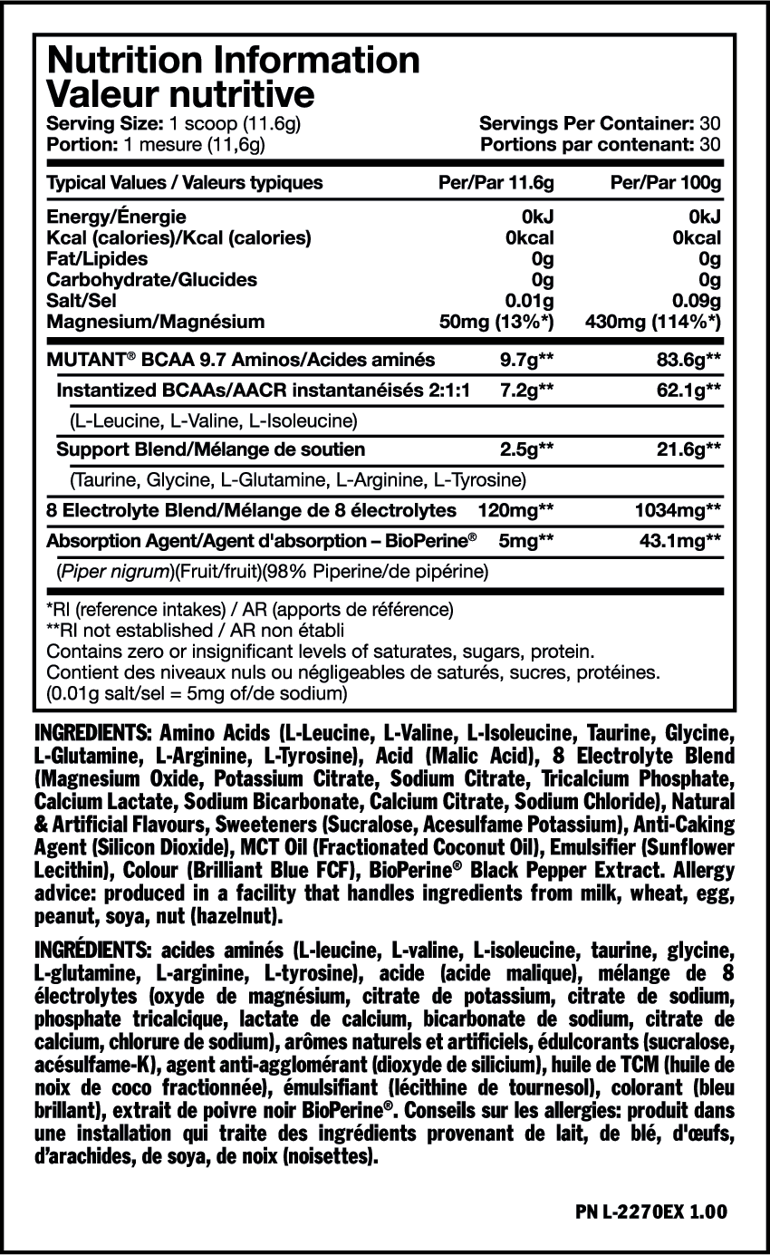 BCAA 9,7 / 30 Serv. - 0,348 kg