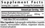 Hericiu 650 mg | Coama leului - 60 capsule