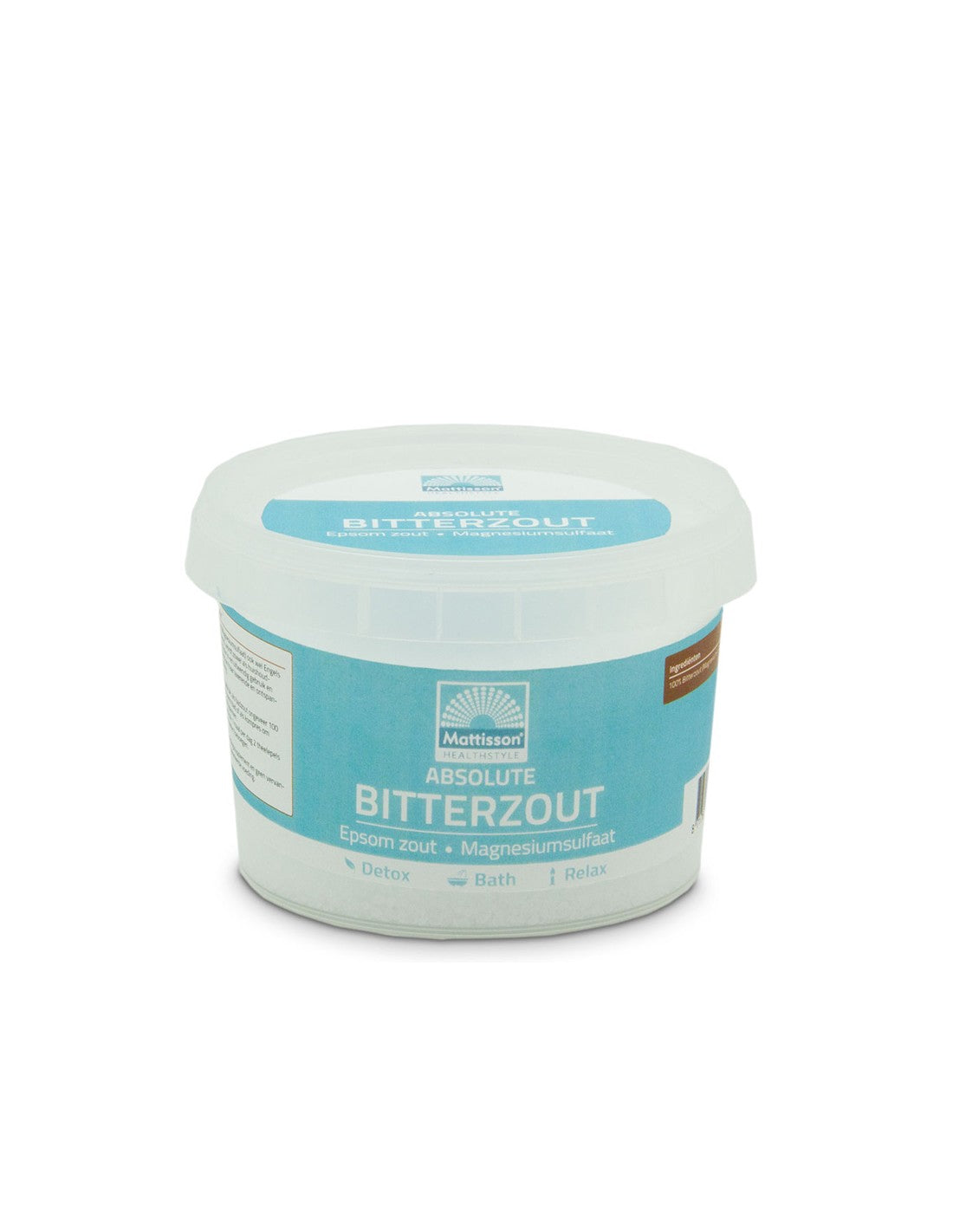 Sare Epsom (sulfat de magneziu), 275 g Mattisson Healthstyle