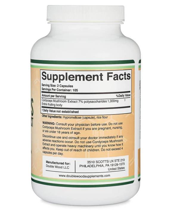 Extract de ciuperci Cordyceps 1000 mg - 210 capsule