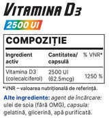 Vitamin D3 2500 IU 30 Гел капсули - Feel You
