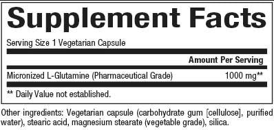 L-glutamina 1000 mg | Micronizat - 90 capsule