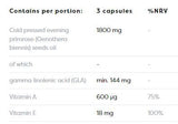 Ulei de primula 1800 mg | cu Vitamina A &amp; E - 120 capsule de gel