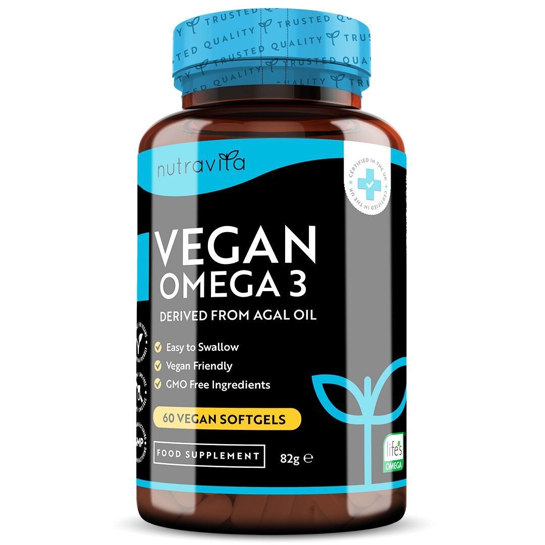 Vegan Omega 3 - 2000 mg /60 capsule de gel vegan/