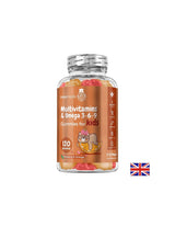 Multivitamine + Omega 3-6-9 (formula pentru copii), 120 tablete gel
