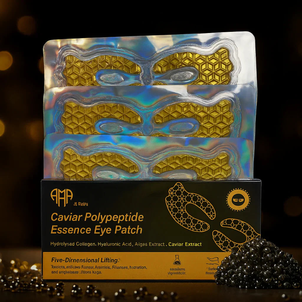 Caviar Polypeptide Essence Essence Patch - Colagen intensiv și îngrijire de hidratare (3 PC -uri)