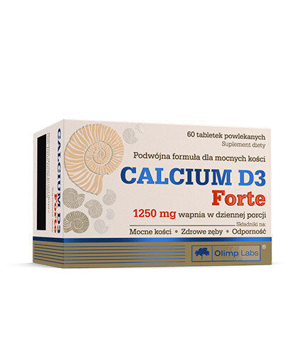 Calciu și Vitamina D3 / Calciu D3 Forte 60 Tablete OLIMP