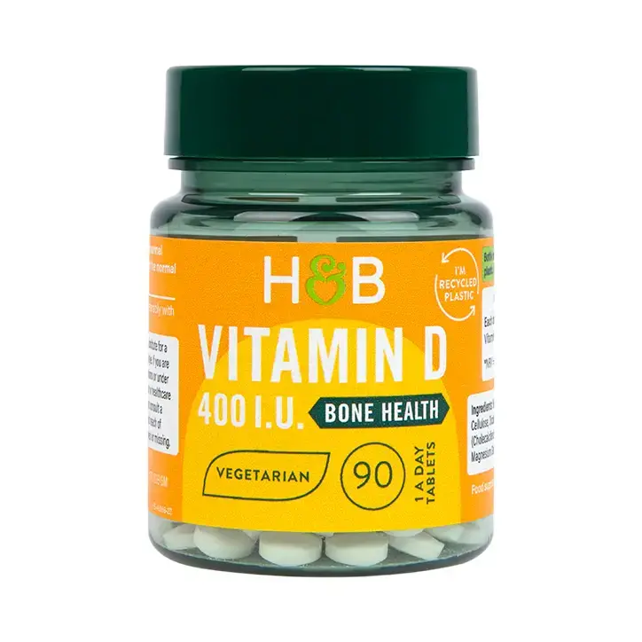 Vitamina D3 (Vitamina D3 400 UI) 10 mcg 90 comprimate HOLLAND &amp; BARRETT