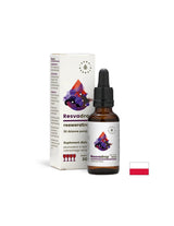 În sprijinul vaselor de sânge și al inimii - Resveratrol, 30 ml picături Aura Herbals