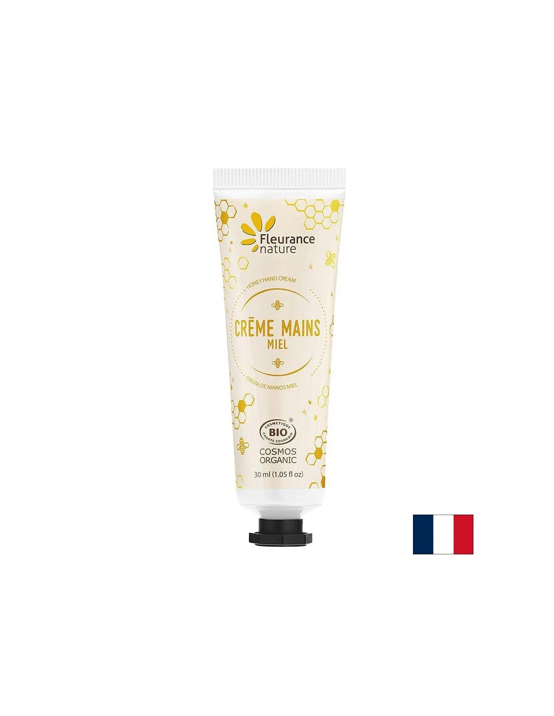 Crema de maini cu miere, unt de shea si aloe vera, 30 ml Fleurance Nature