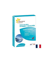 În sprijinul oaselor și inimii - Krill (ulei) + Vitamina C și Mangan, 300 mg x 15 capsule
