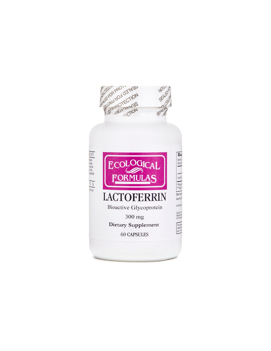 Imunitate puternică, protecție împotriva infecțiilor - Lactoferină - glicoproteină bioactivă, 300 mg x 60 capsule
