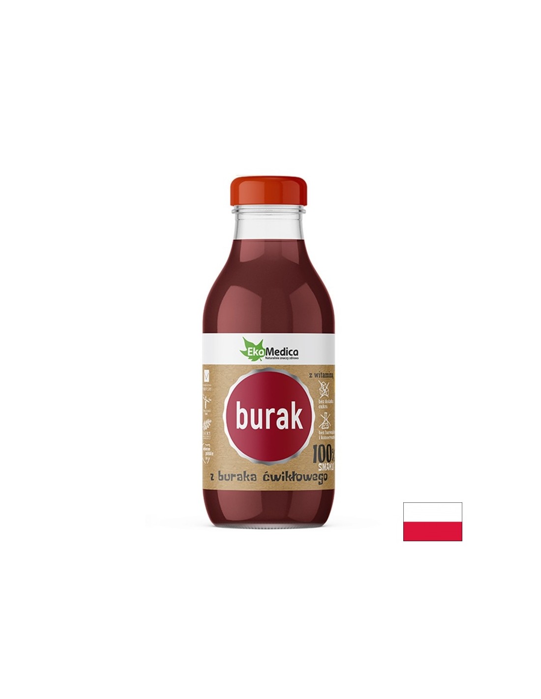 Sirop de sfecla rosie cu vitamina C - Pentru anemie si oboseala, 300 ml