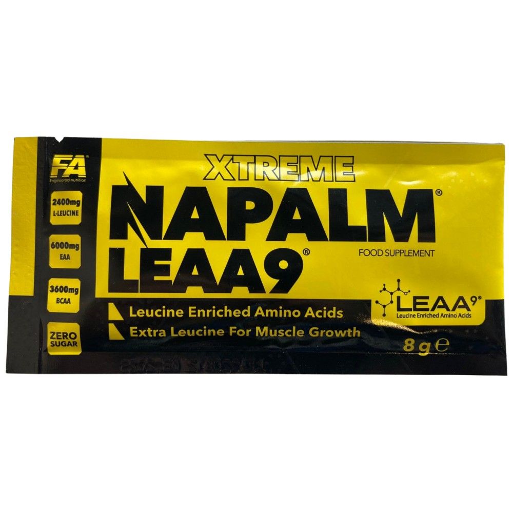 Xtreme Napalm LEAA 9 | Aminoacizi esențiali îmbogățiți cu leucină - 8 grame
