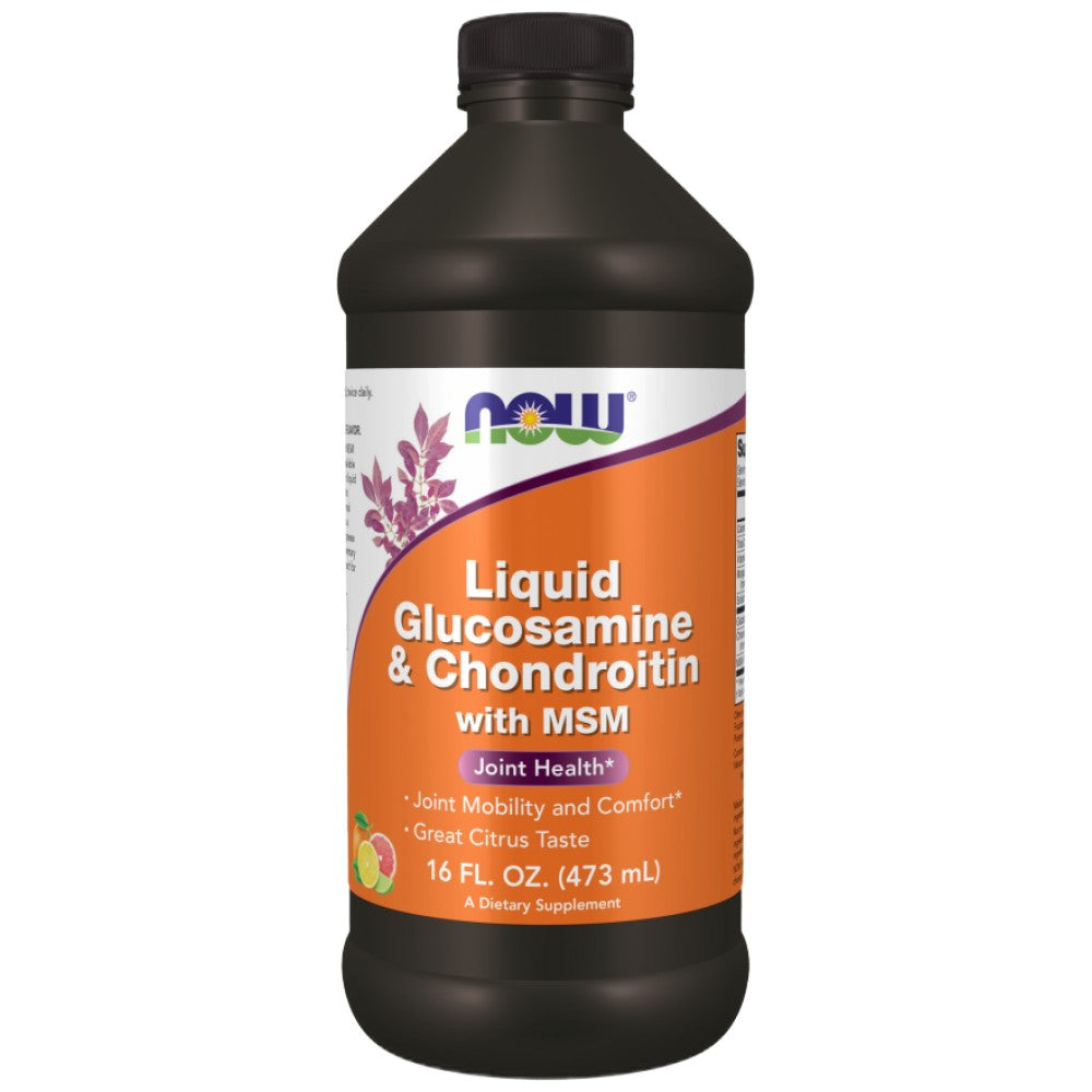Glucozamină lichidă și condroitină cu MSM - 473 ml
