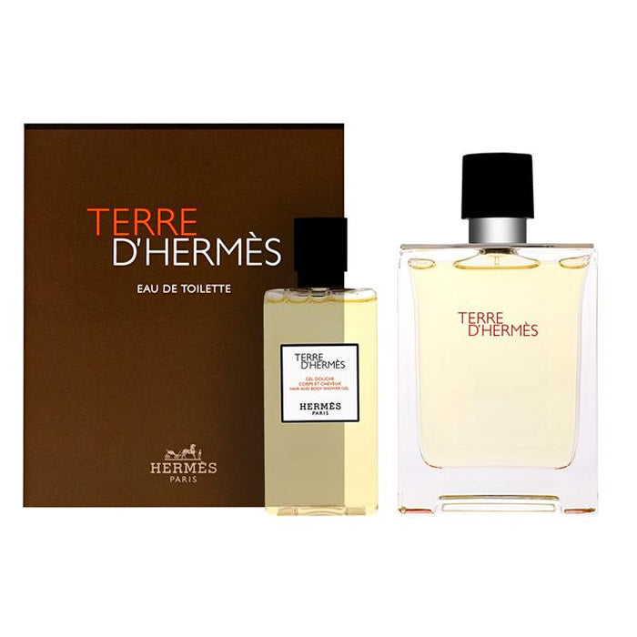Set pentru bărbați Terre d'Hermès 100 ml EDT + 80 ml gel de duș