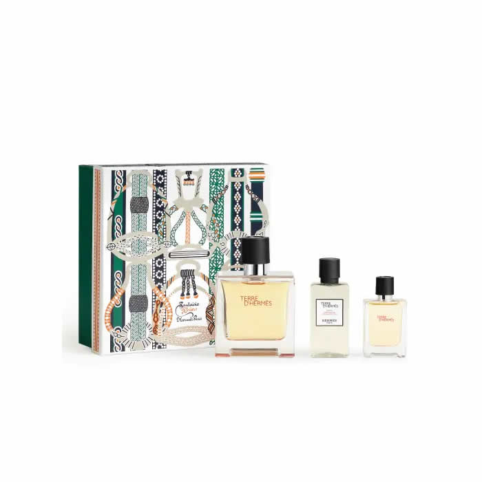 Terre D'Hermès Eau De Parfum Spray 75ml Set 3 Bucuri