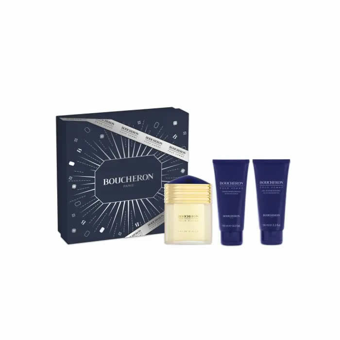 Boucheron Homme Eau De Parfum Spray 100ml Set 3 Bucuri