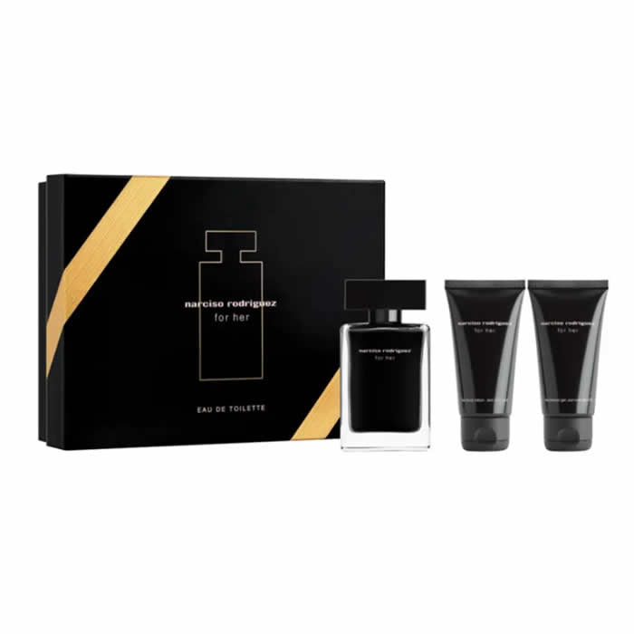 Narciso Rodriguez For Her Apa de Toaleta Spray 50ml Set 3 Piese