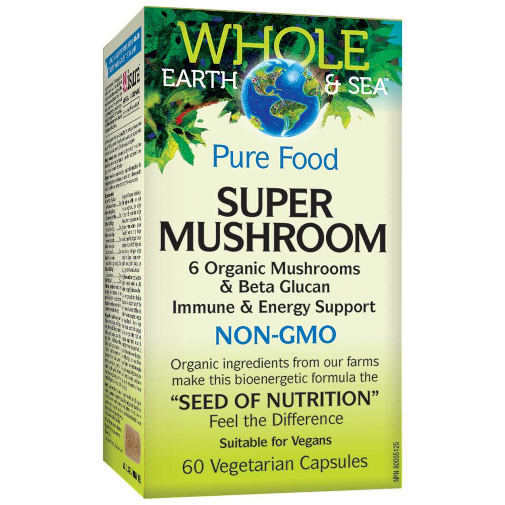 Pure Food Super Mushroom NON-GMO 60 capsule