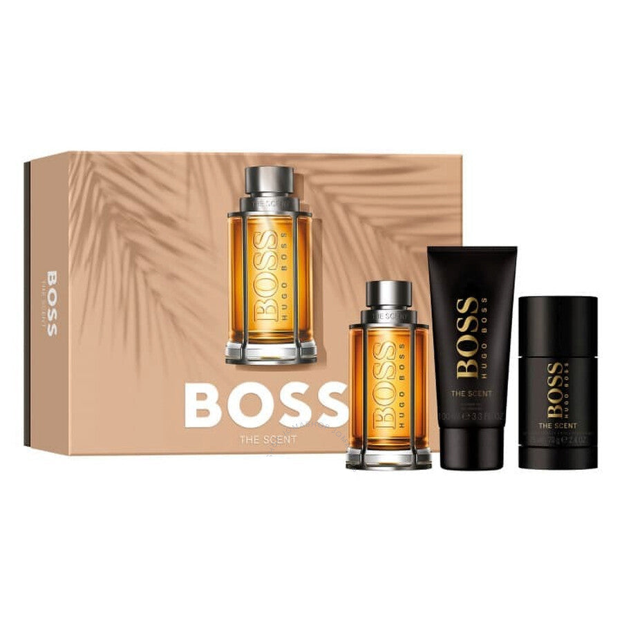 Hugo Boss The Scent Set - Apa de Toaleta 100 ml, Gel de dus 100 ml si deodorant 75 ml