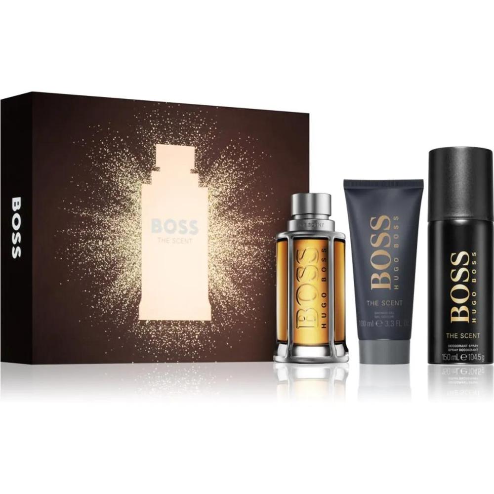 Hugo Boss The Scent Eau De Toilette 100ml Desodorant 150ml Gel Ducha 100ml