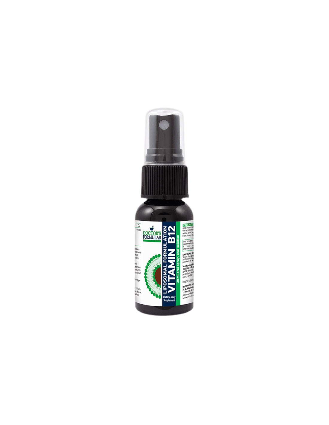 Formulare lipozomală B12 / Vitamina B12, spray de gură 30 ml Doctor's Formulas