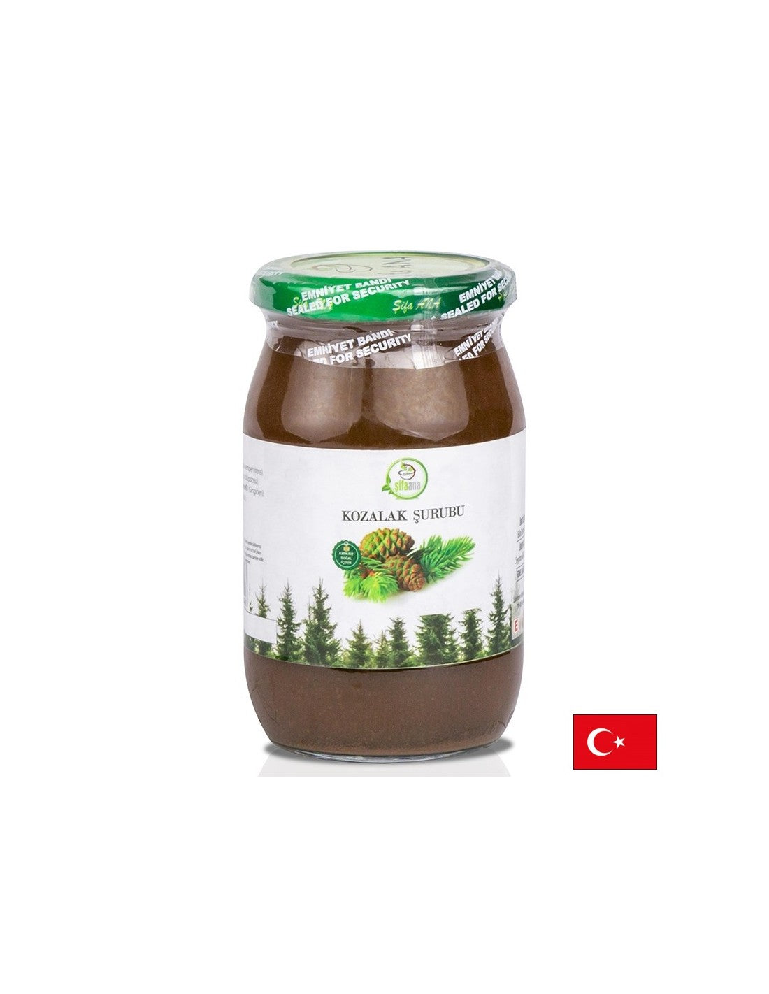 Sirop din plante cu conuri de pin - pentru răceală și gripă, 370 g