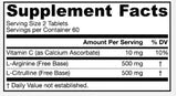Arginine-Citruline Sustain - 120 tablete