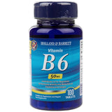 Vitamina B6 / Piridoxina 50 mg - 100 tablete