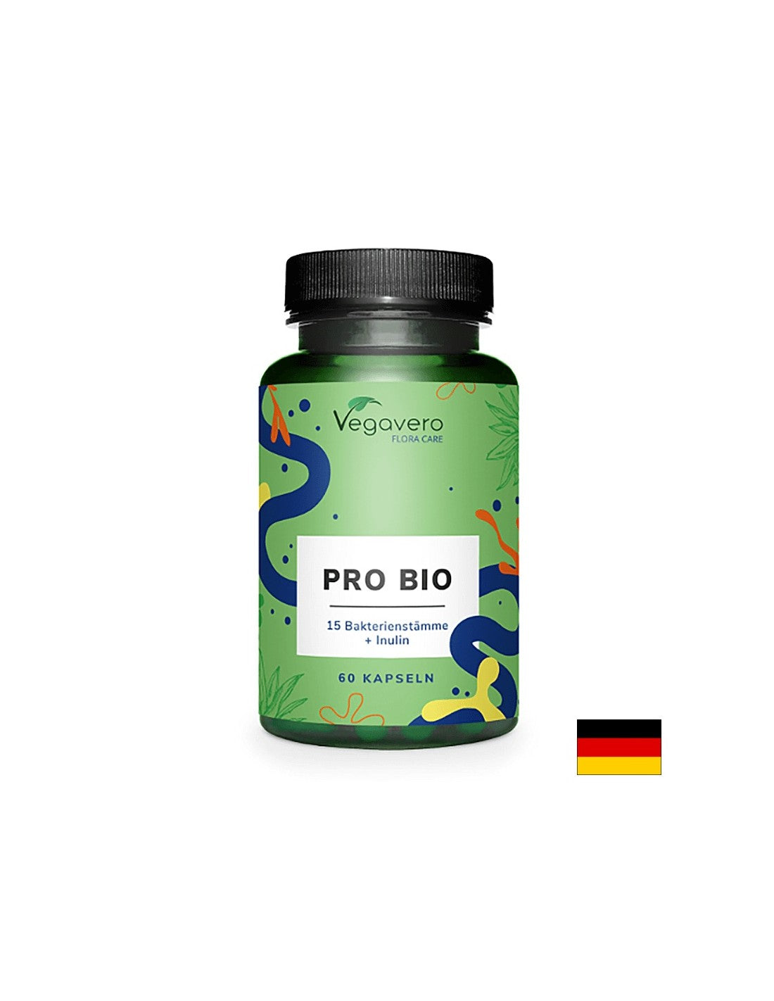 Probiotic + Inulină - 4 miliarde de culturi probiotice vii, 90 capsule Vegavero