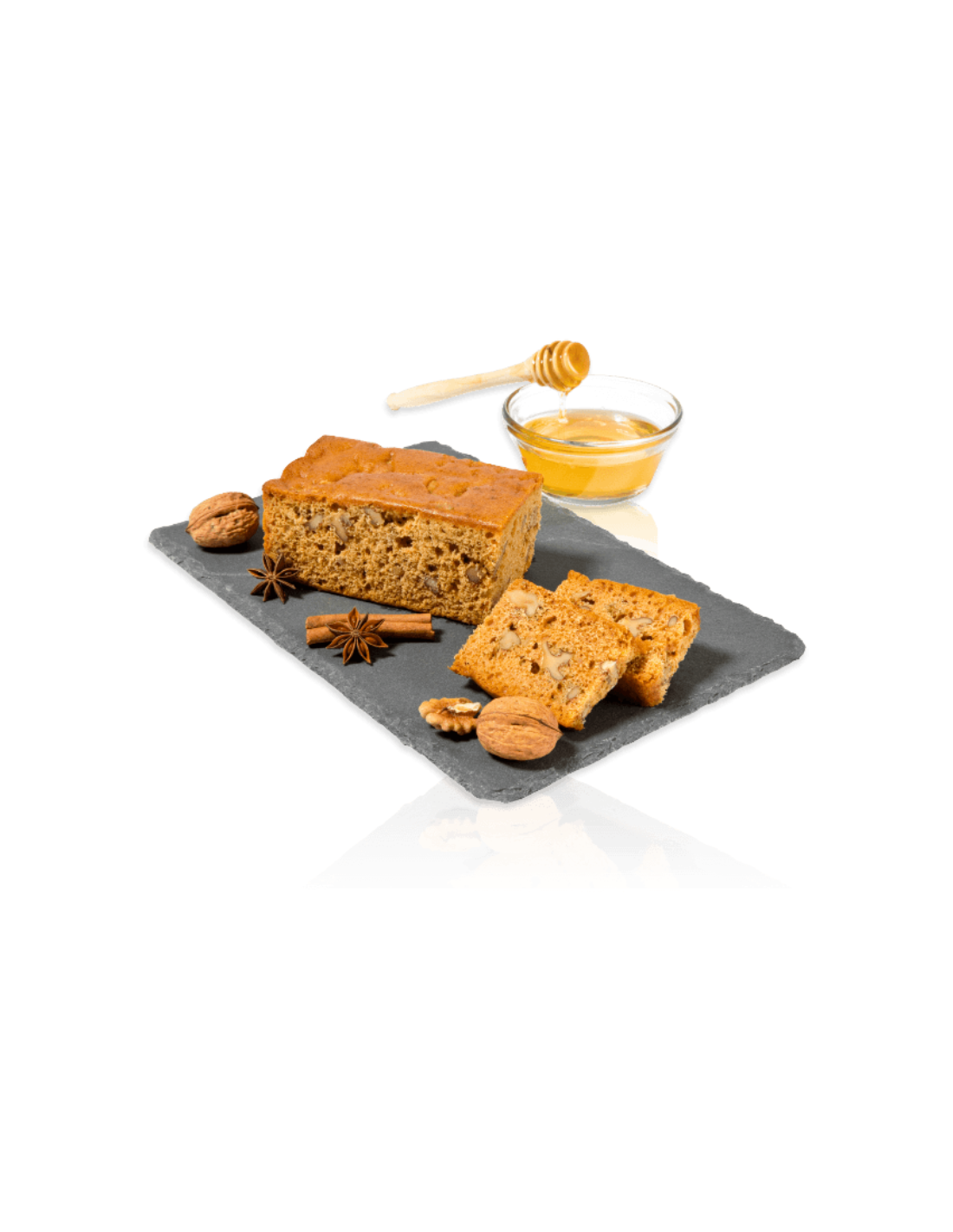 Paine frantuzeasca cu miere cu nuca - 40% miere, 18% nuca, 250 g