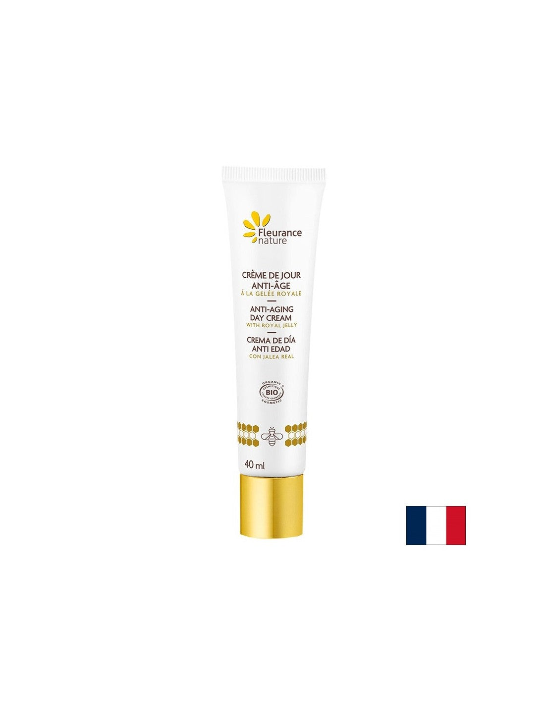 Crema de fata anti-imbatranire cu laptisor de matca organic, 40 ml Fleurance Nature