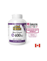 Vitamina E 400 UI · Sursa naturala 268 mg - 240 capsule de gel