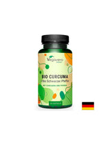 Pentru a susține articulațiile și o bună digestie - Turmeric + Piper negru BIO, 400 mg x 60 capsule Vegavero