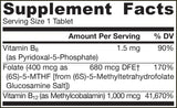 Metil B-12 1000 mcg și metil folat 400 mcg - 100 tablete masticabile