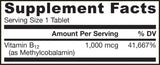 Metil B-12 1000 mcg - 100 comprimate sublinguale