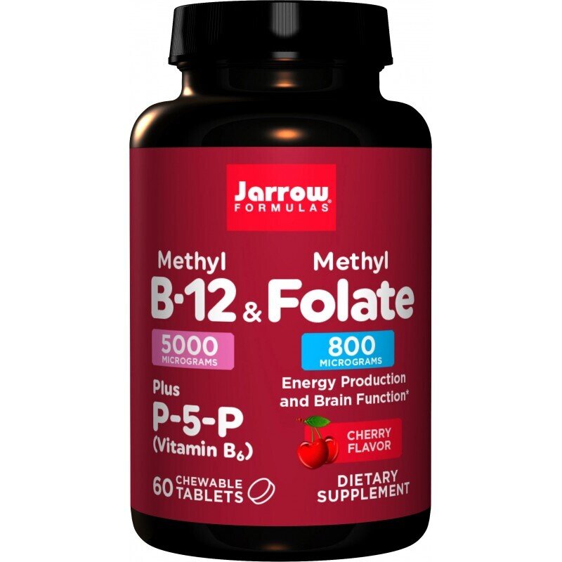 Metil B-12 5000 mcg și metil folat 800 mcg - 60 comprimate sublinguale